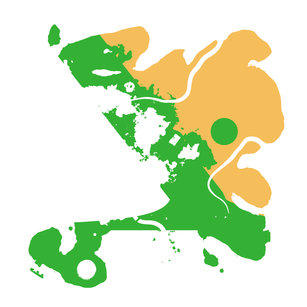 Biome Rust Map: Procedural Map, Size: 3000, Seed: 1778516937