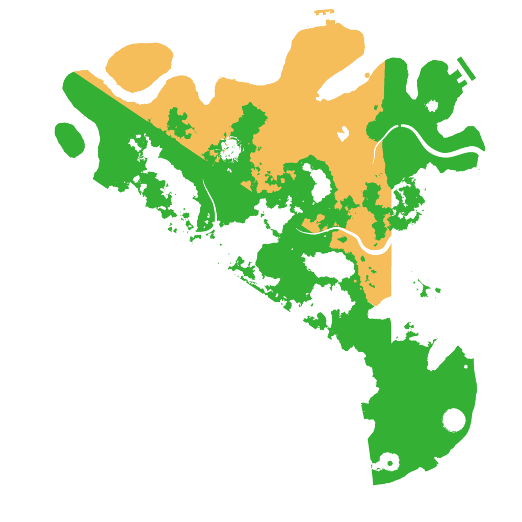 Biome Rust Map: Procedural Map, Size: 4000, Seed: 56027366
