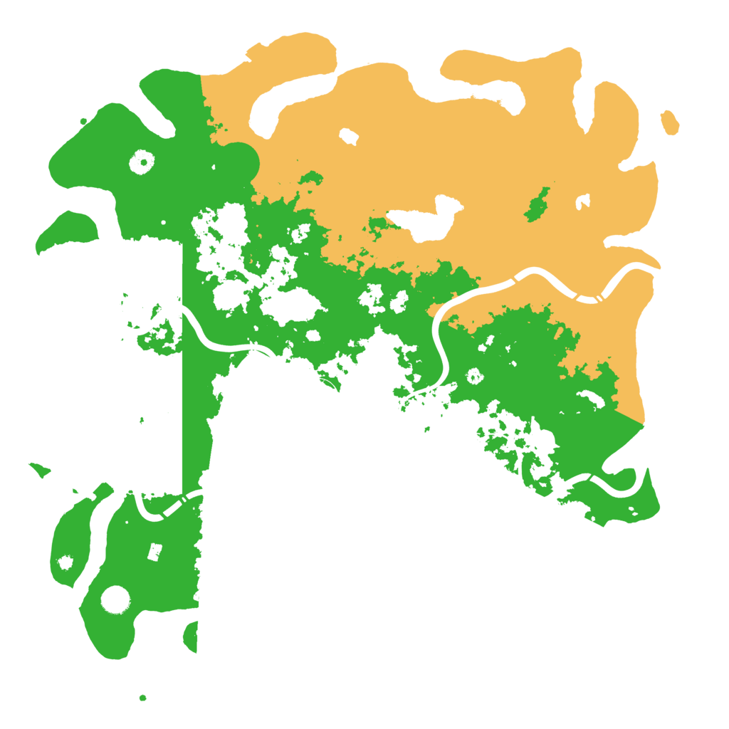 Biome Rust Map: Procedural Map, Size: 4500, Seed: 88859805