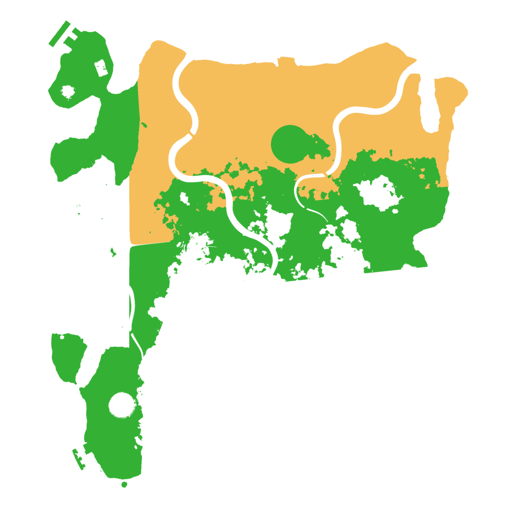 Biome Rust Map: Procedural Map, Size: 3550, Seed: 543267