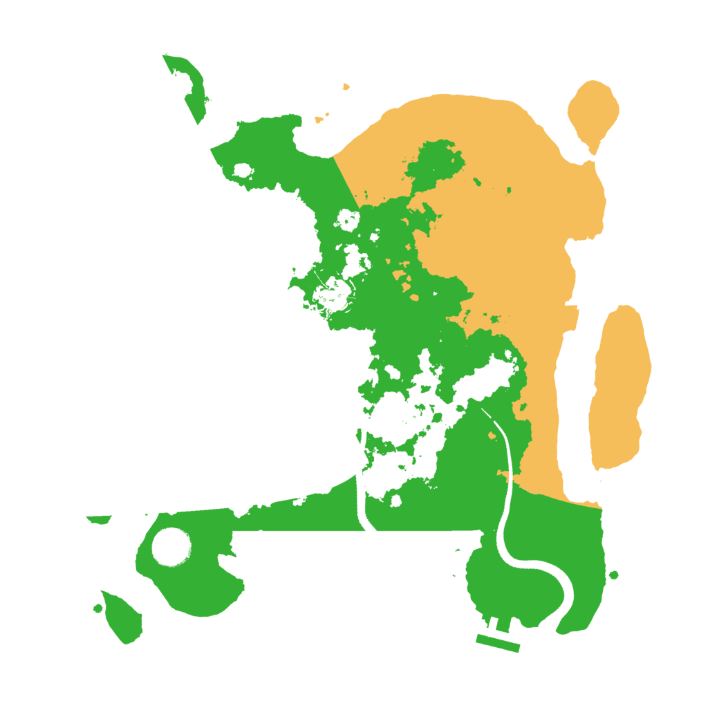 Biome Rust Map: Procedural Map, Size: 3250, Seed: 1401949811