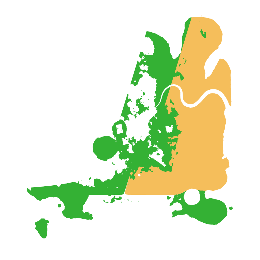 Biome Rust Map: Procedural Map, Size: 3000, Seed: 23267134