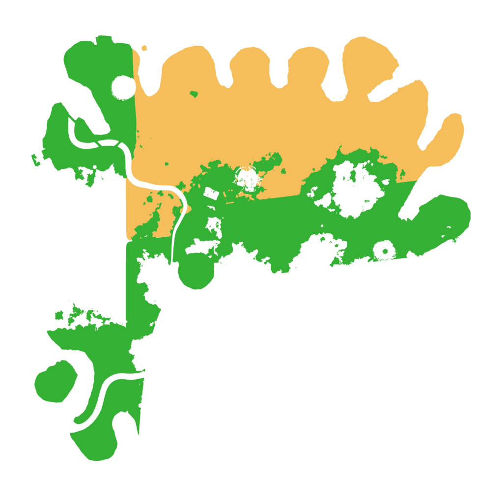 Biome Rust Map: Procedural Map, Size: 3700, Seed: 1302206709