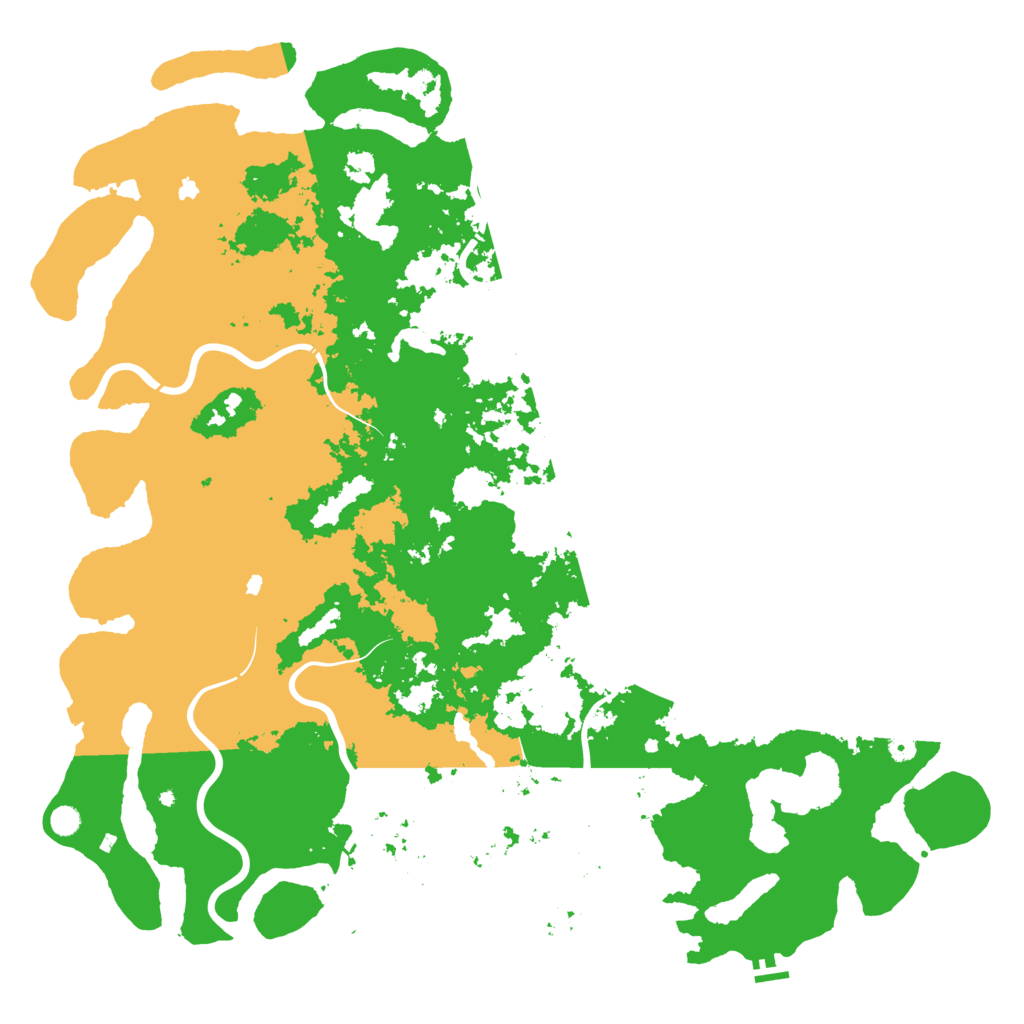 Biome Rust Map: Procedural Map, Size: 6000, Seed: 339930584