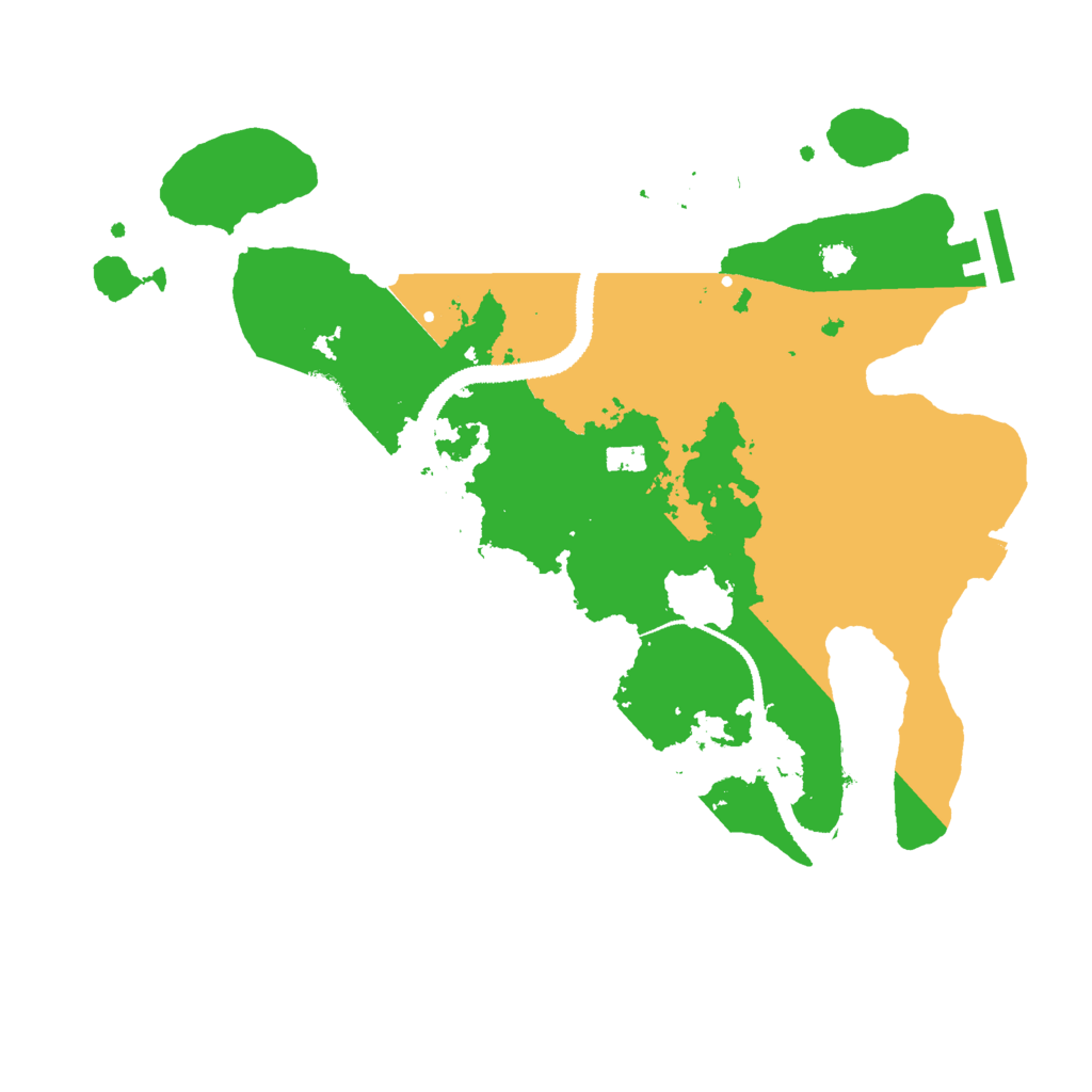 Biome Rust Map: Procedural Map, Size: 3000, Seed: 2066809482
