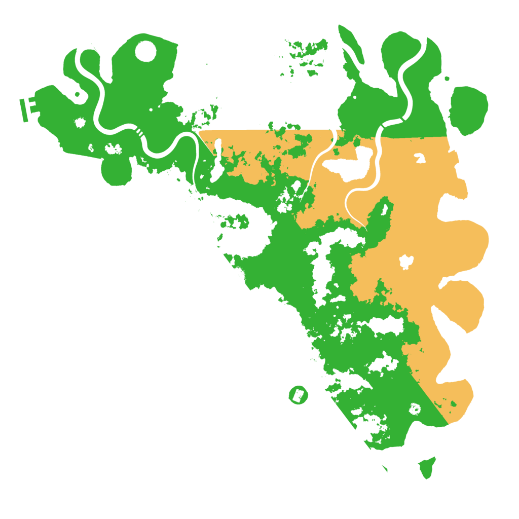 Biome Rust Map: Procedural Map, Size: 4500, Seed: 974141139