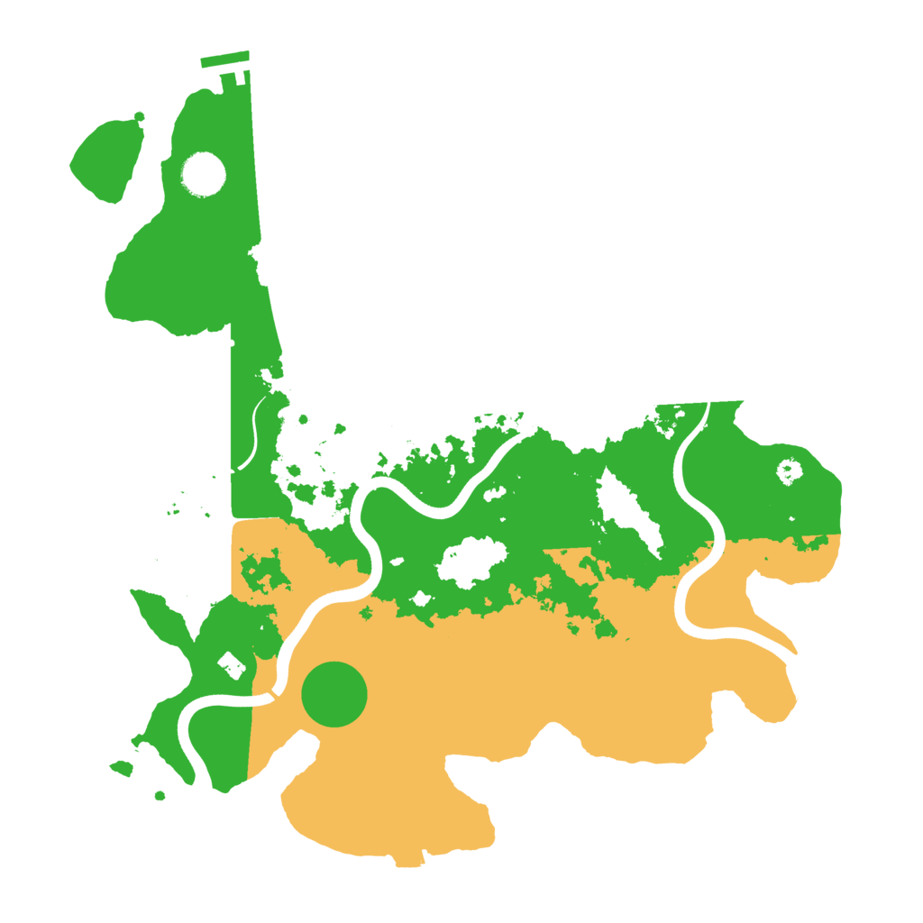 Biome Rust Map: Procedural Map, Size: 3700, Seed: 191008102