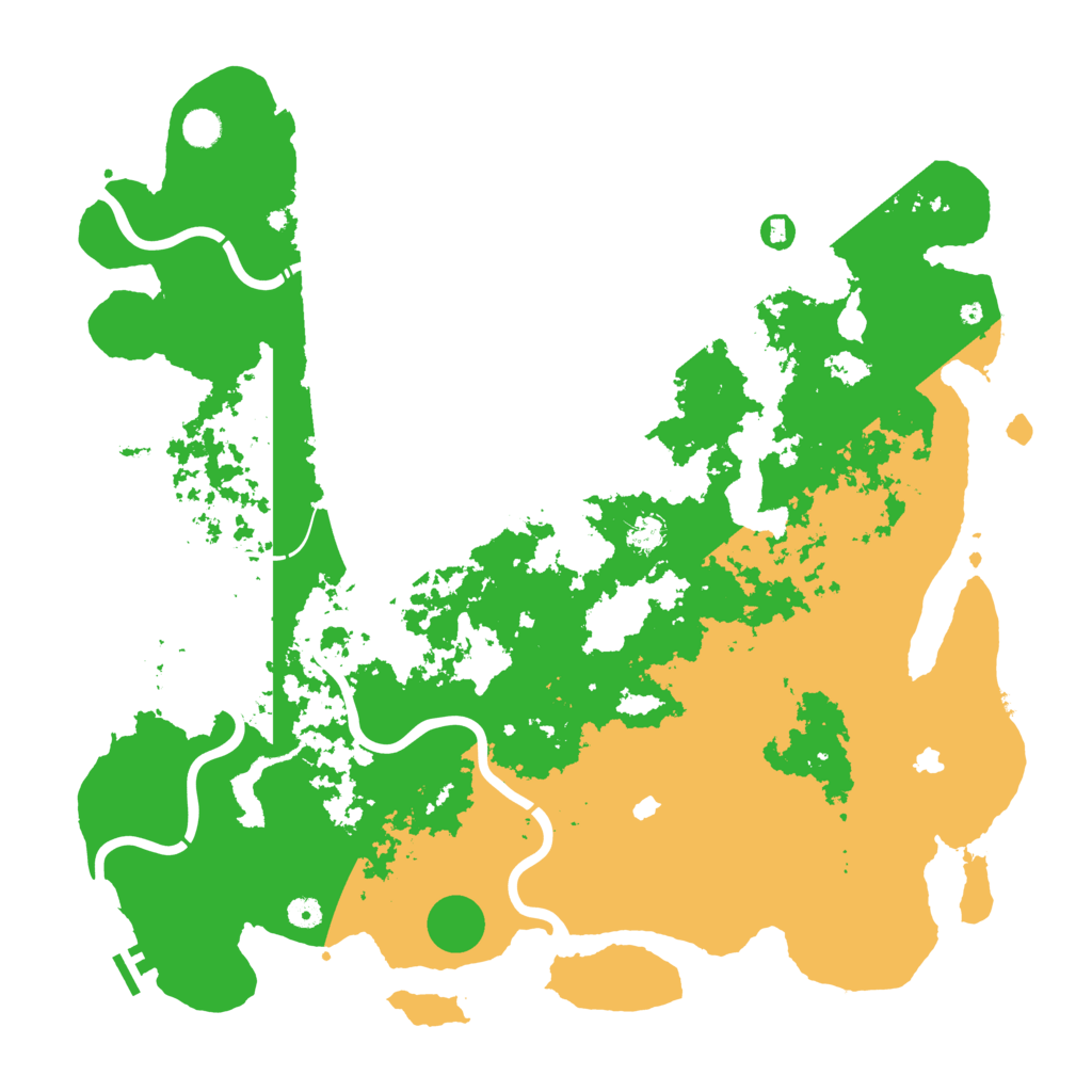 Biome Rust Map: Procedural Map, Size: 5000, Seed: 109630