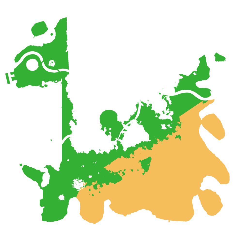 Biome Rust Map: Procedural Map, Size: 3800, Seed: 1793248435