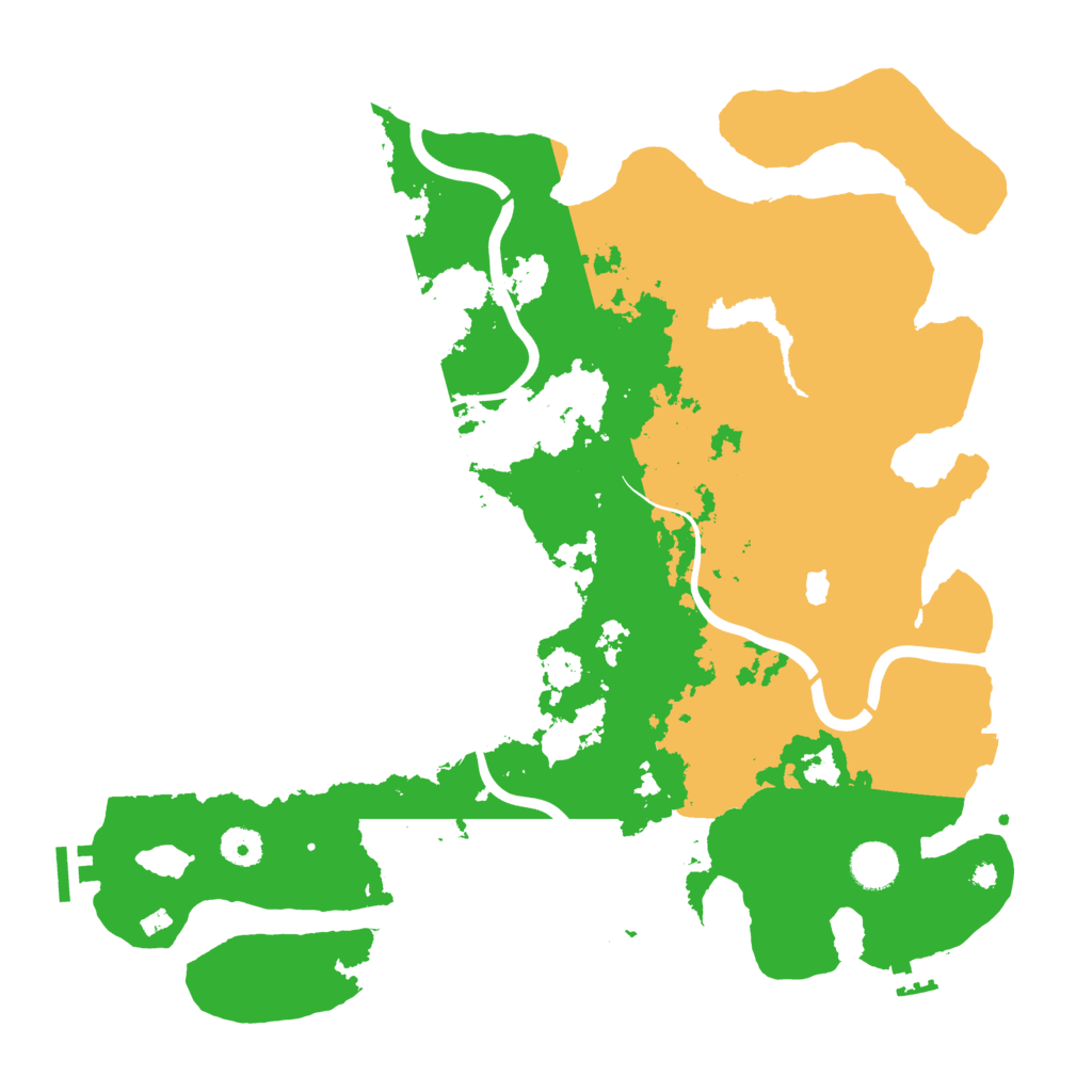 Biome Rust Map: Procedural Map, Size: 4000, Seed: 1720752571
