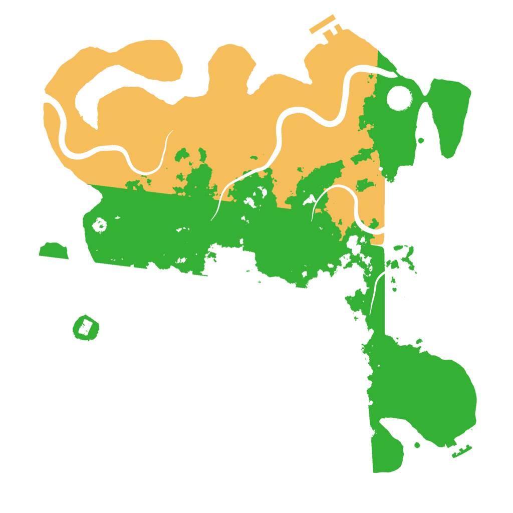 Biome Rust Map: Procedural Map, Size: 3650, Seed: 1444542294