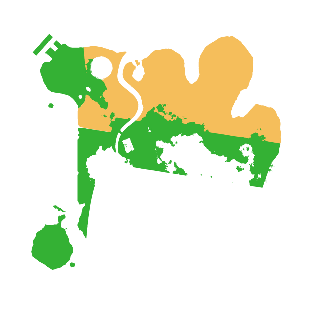 Biome Rust Map: Procedural Map, Size: 2500, Seed: 1897832646