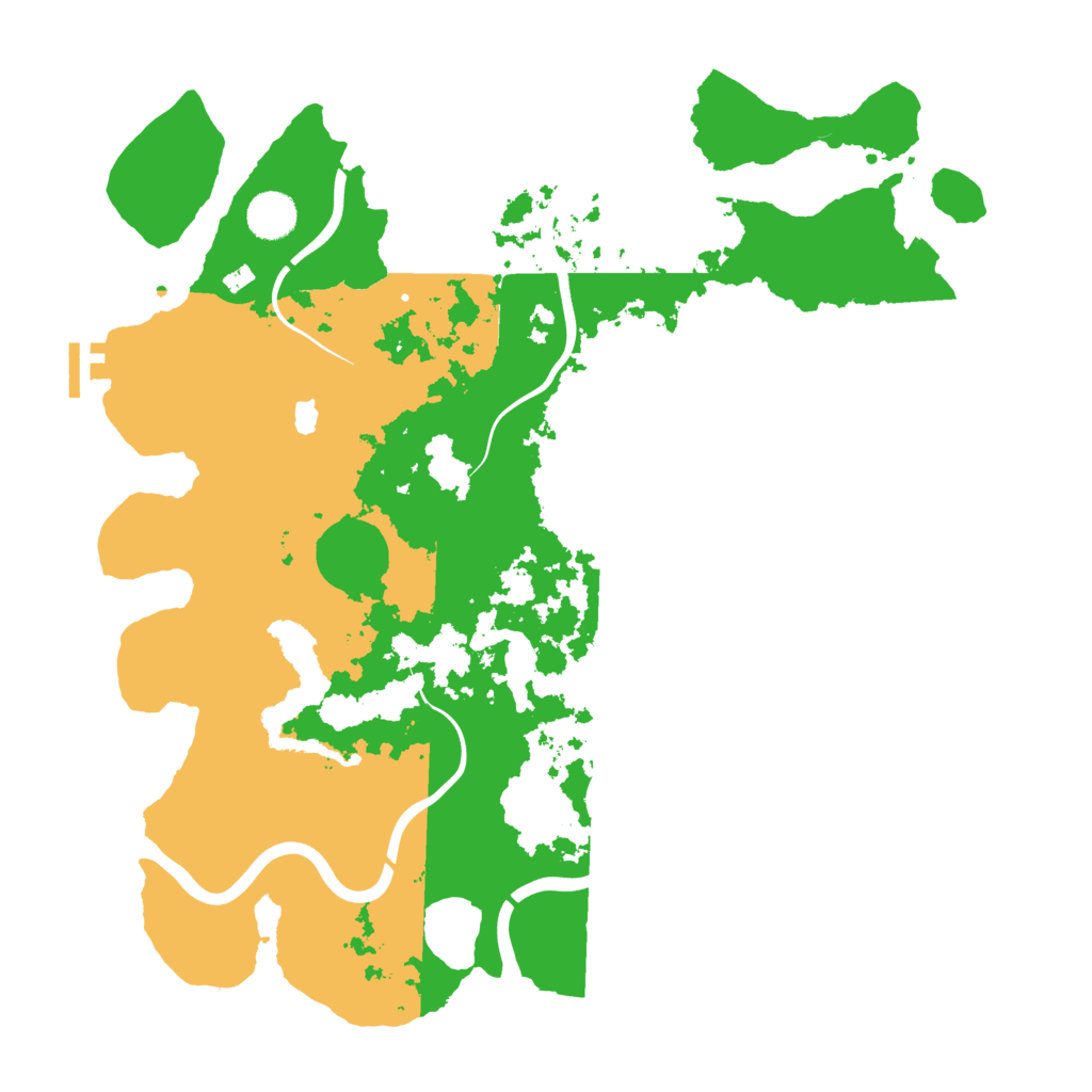 Biome Rust Map: Procedural Map, Size: 4000, Seed: 729260632