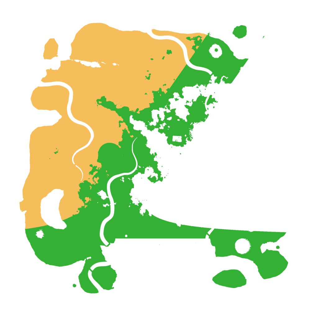 Biome Rust Map: Procedural Map, Size: 3700, Seed: 2073373186