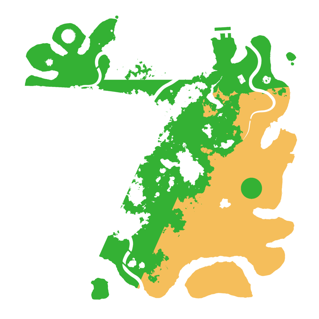 Biome Rust Map: Procedural Map, Size: 4000, Seed: 1028569473