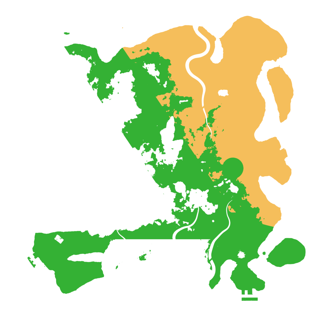 Biome Rust Map: Procedural Map, Size: 4000, Seed: 1216670871