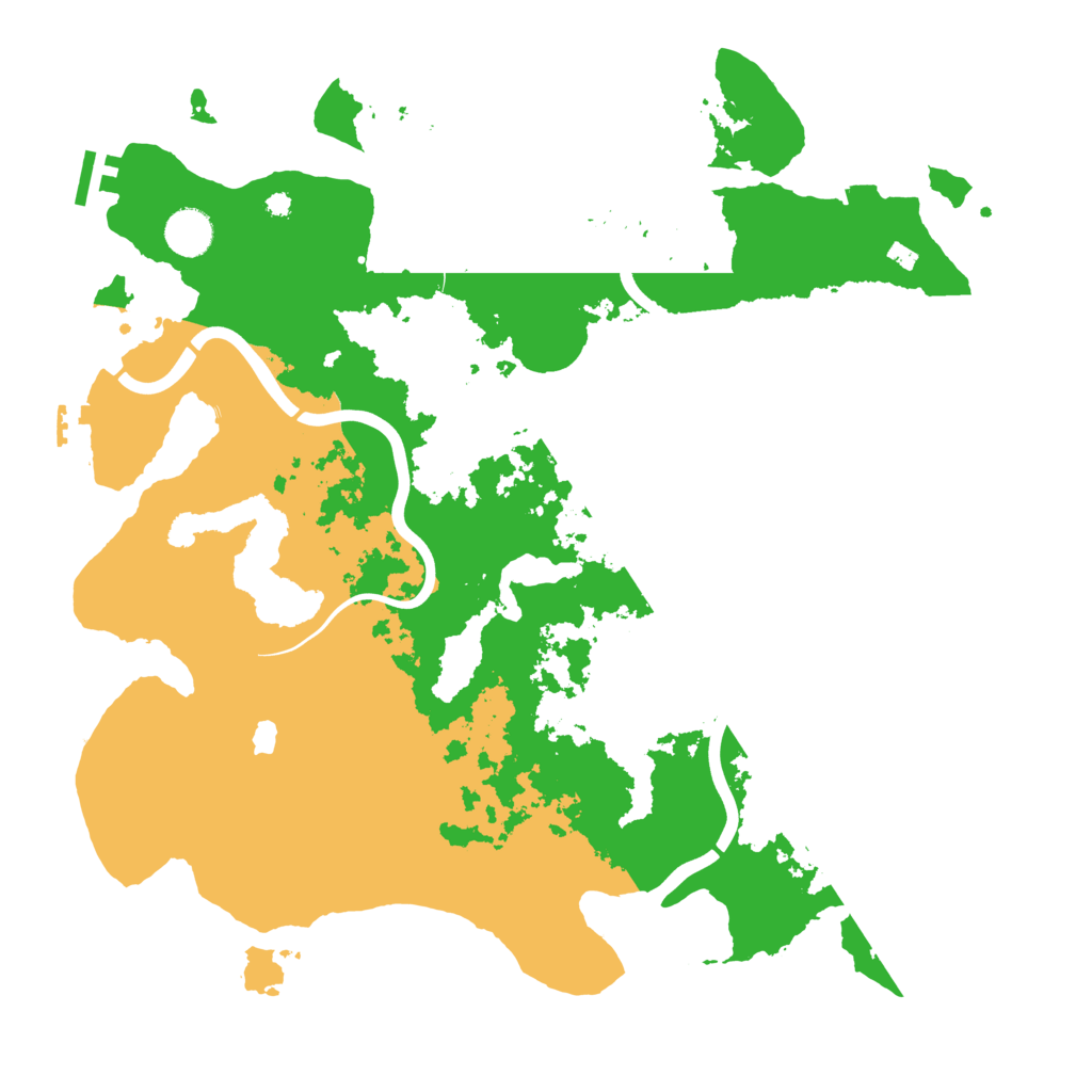 Biome Rust Map: Procedural Map, Size: 4000, Seed: 21510995