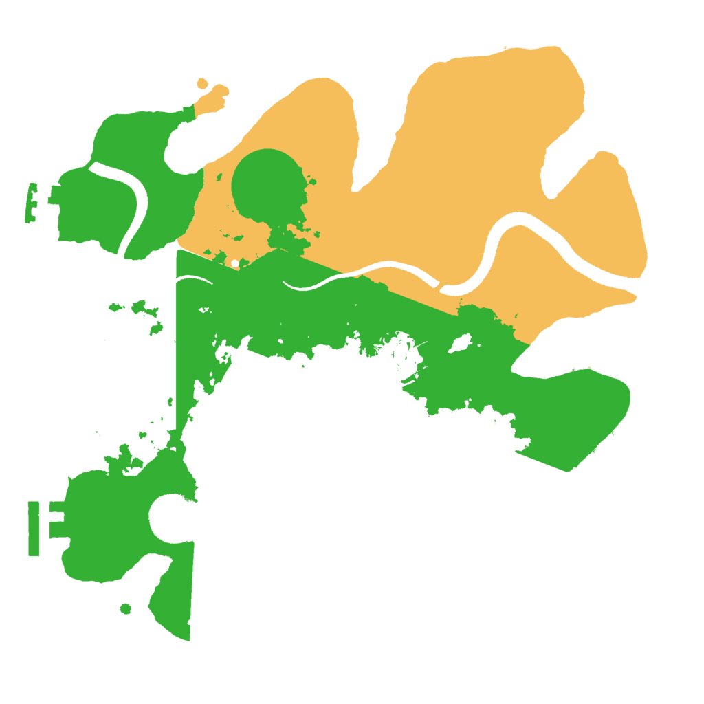 Biome Rust Map: Procedural Map, Size: 2600, Seed: 44313234