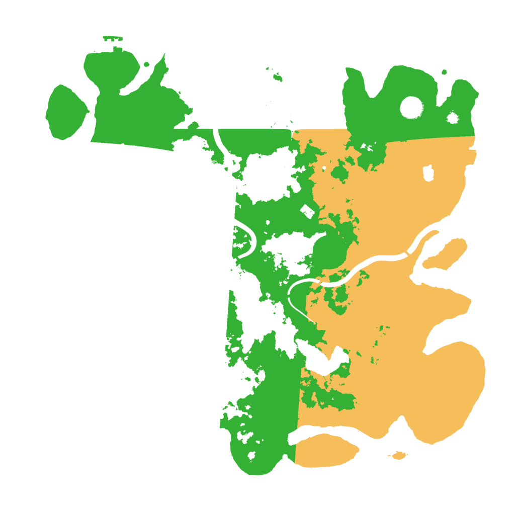 Biome Rust Map: Procedural Map, Size: 4000, Seed: 357300777