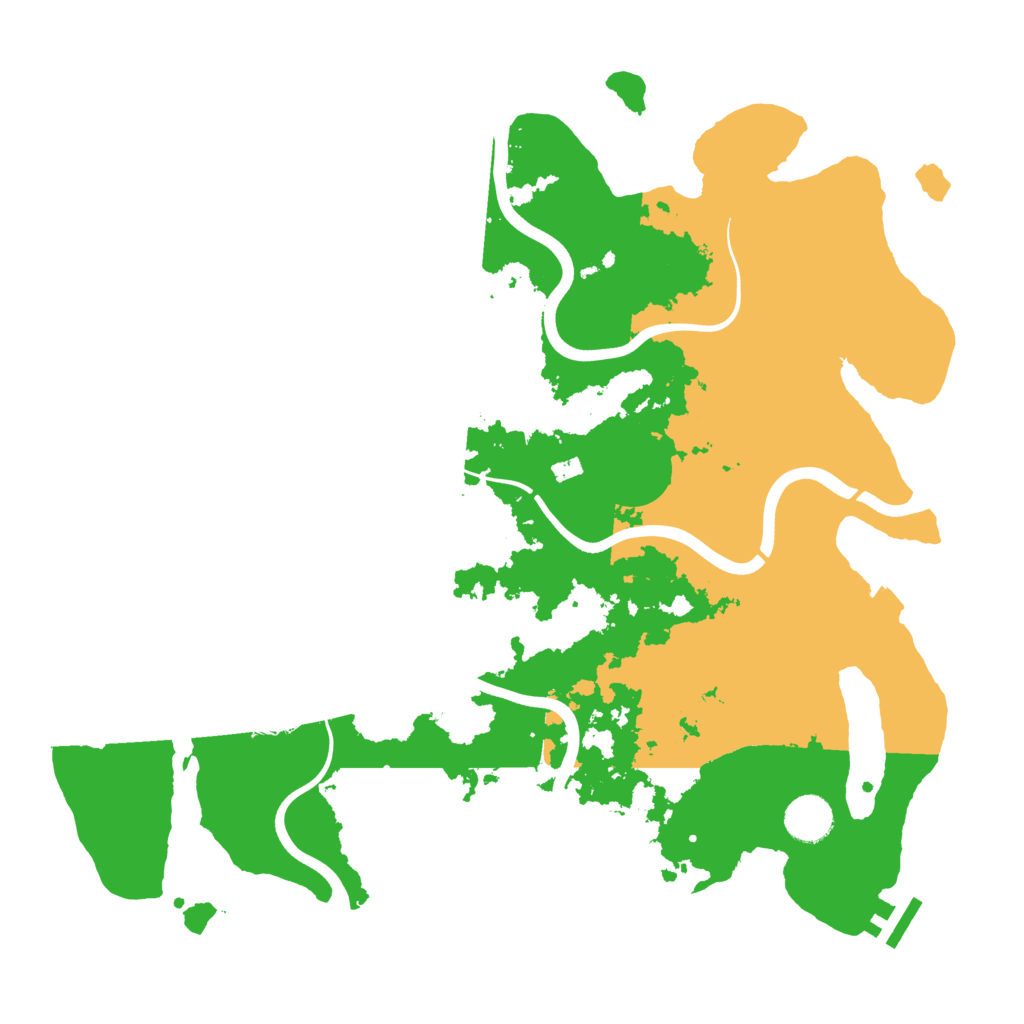 Biome Rust Map: Procedural Map, Size: 3800, Seed: 65133794