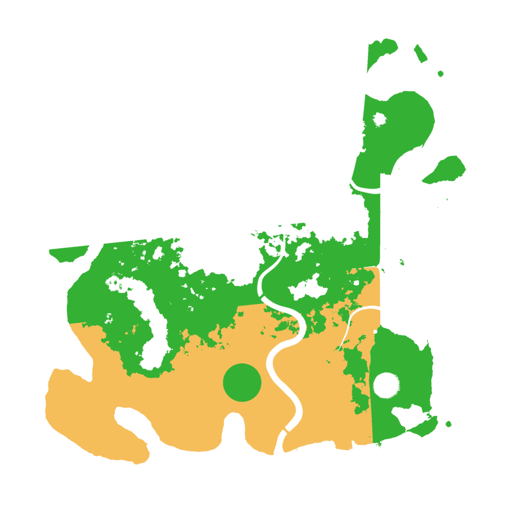Biome Rust Map: Procedural Map, Size: 3500, Seed: 1581976070
