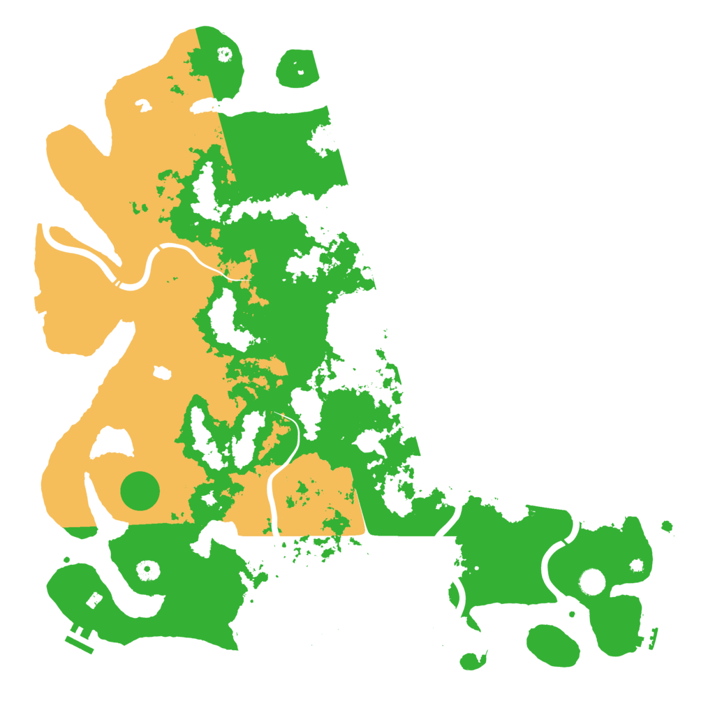 Biome Rust Map: Procedural Map, Size: 4800, Seed: 855360547