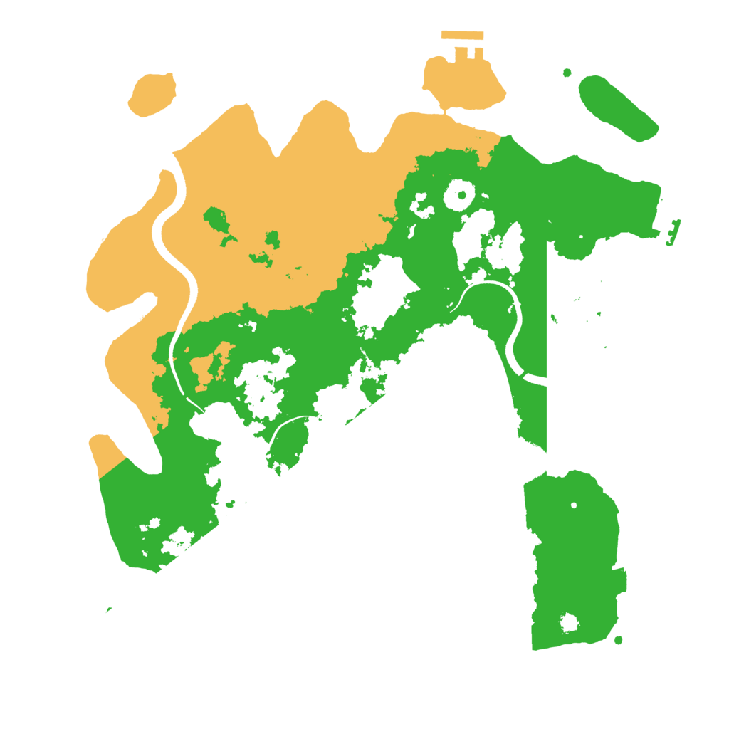 Biome Rust Map: Procedural Map, Size: 3500, Seed: 1402264408