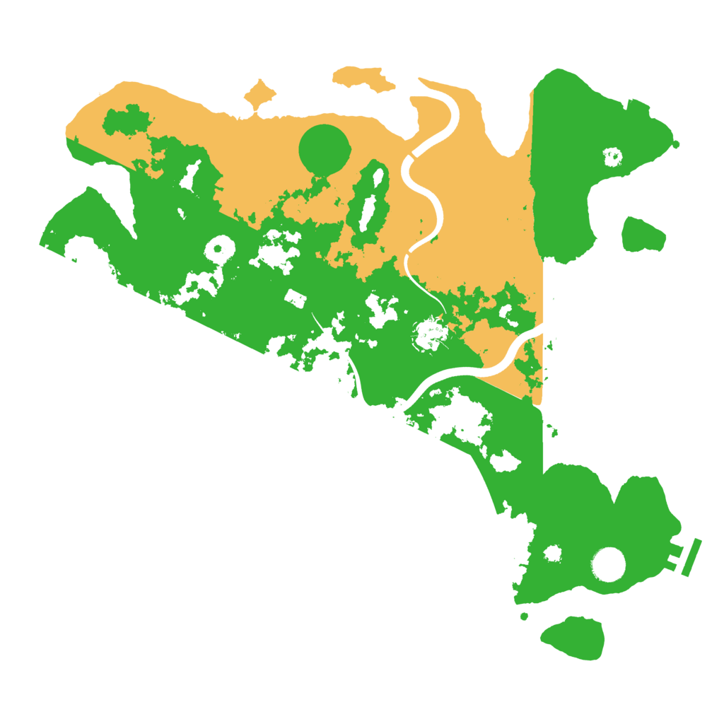 Biome Rust Map: Procedural Map, Size: 3750, Seed: 2038736235