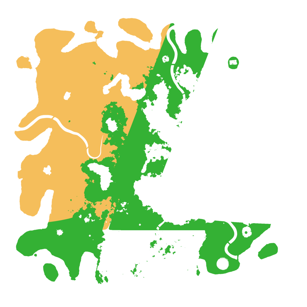 Biome Rust Map: Procedural Map, Size: 4500, Seed: 1426356255