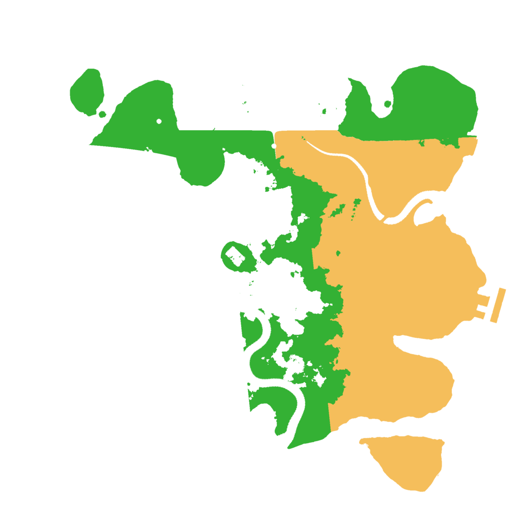 Biome Rust Map: Procedural Map, Size: 3000, Seed: 80597849
