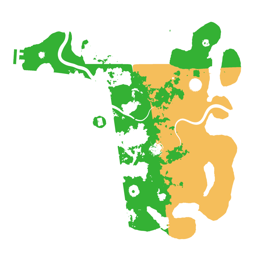 Biome Rust Map: Procedural Map, Size: 3500, Seed: 1676908604