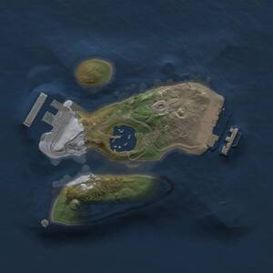 Thumbnail Rust Map: Procedural Map, Size: 1500, Seed: 485281380, 4 Monuments