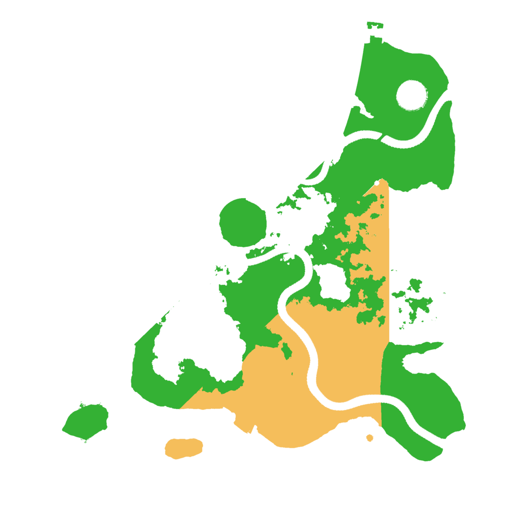 Biome Rust Map: Procedural Map, Size: 3000, Seed: 1074336583