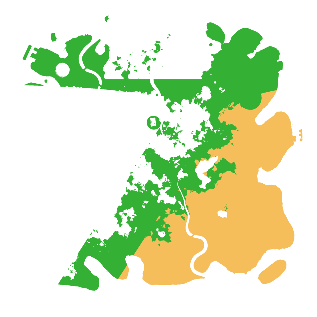 Biome Rust Map: Procedural Map, Size: 4000, Seed: 1891045807
