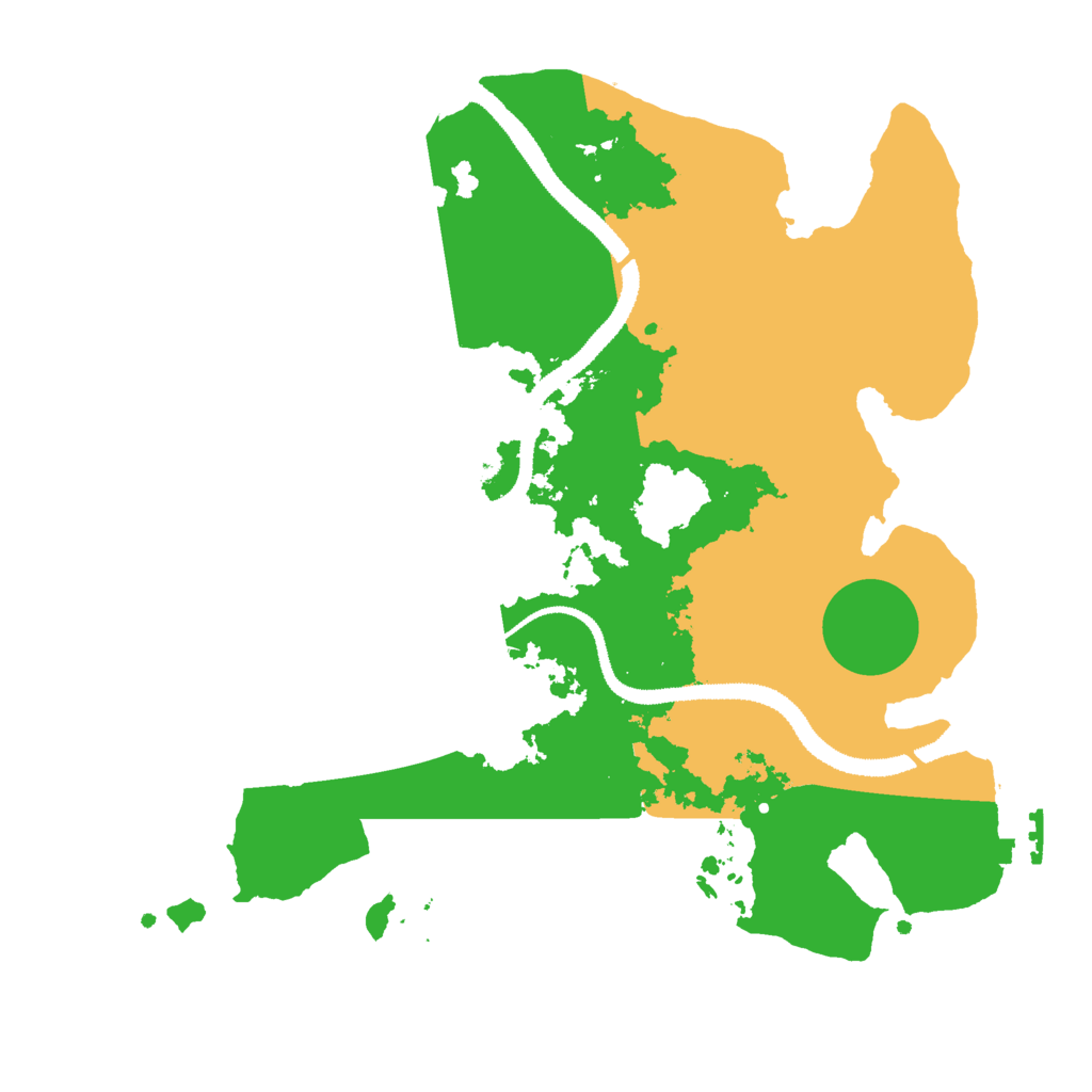 Biome Rust Map: Procedural Map, Size: 3000, Seed: 1960218255
