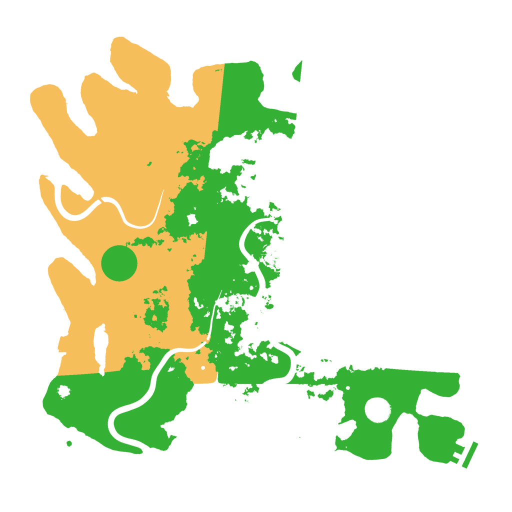 Biome Rust Map: Procedural Map, Size: 3750, Seed: 807513655