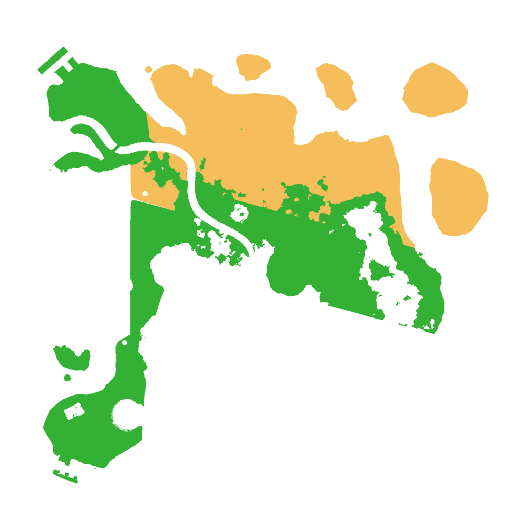 Biome Rust Map: Procedural Map, Size: 3000, Seed: 381737349