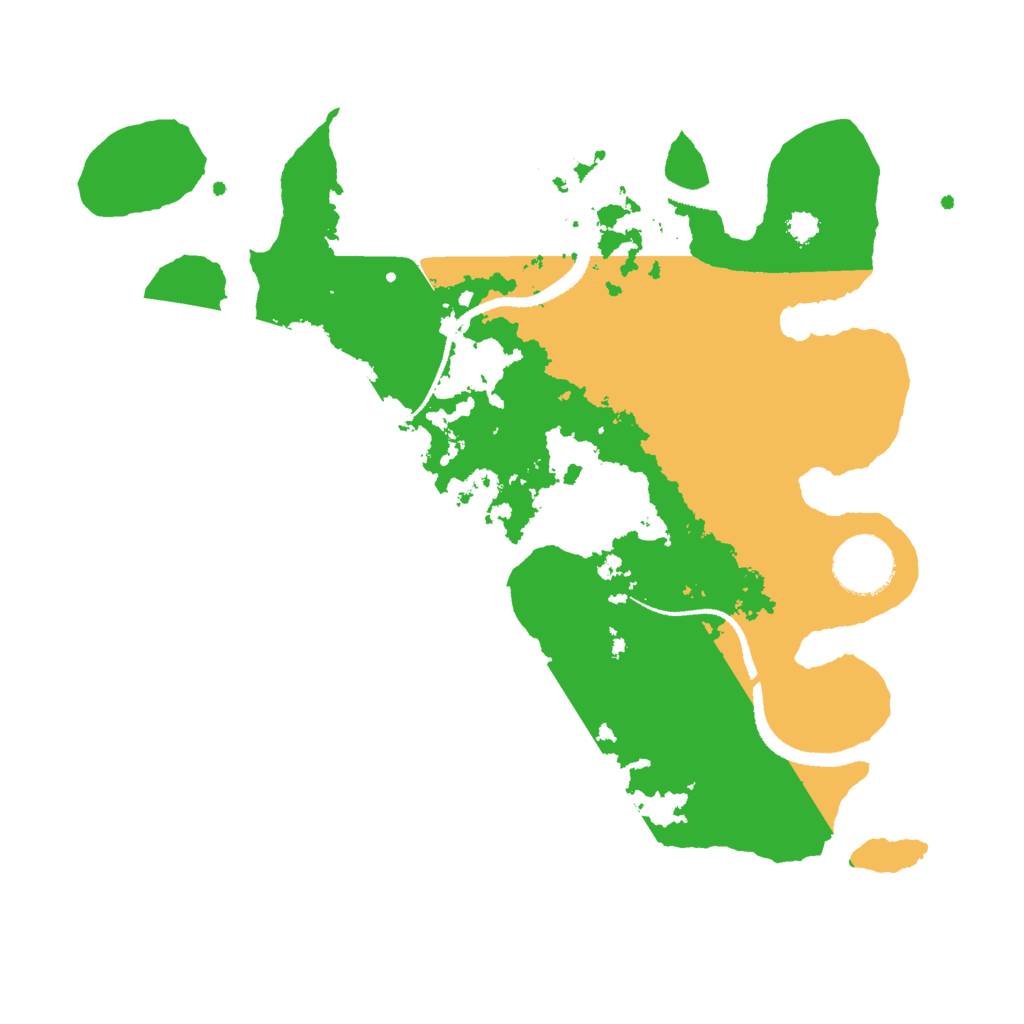 Biome Rust Map: Procedural Map, Size: 3000, Seed: 9914177