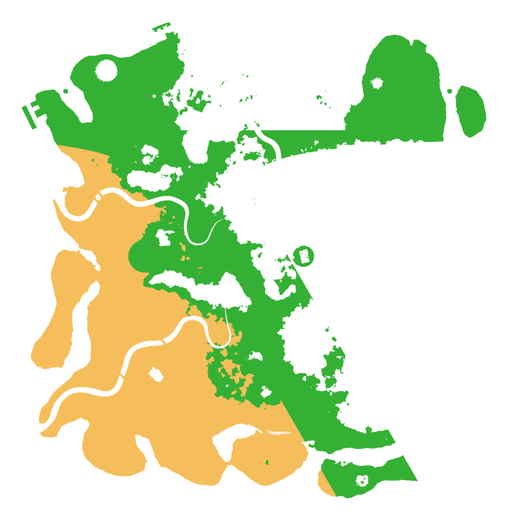 Biome Rust Map: Procedural Map, Size: 4250, Seed: 616096672
