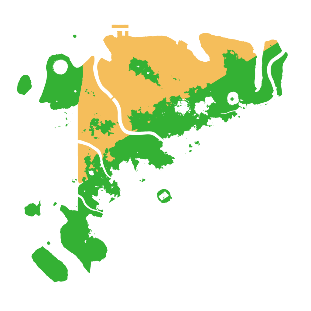 Biome Rust Map: Procedural Map, Size: 3750, Seed: 554855944