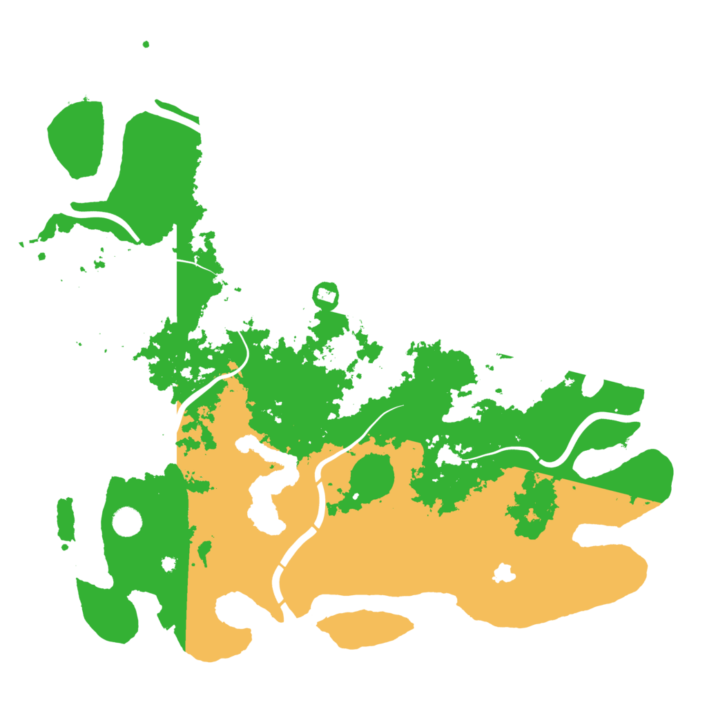 Biome Rust Map: Procedural Map, Size: 4300, Seed: 695428