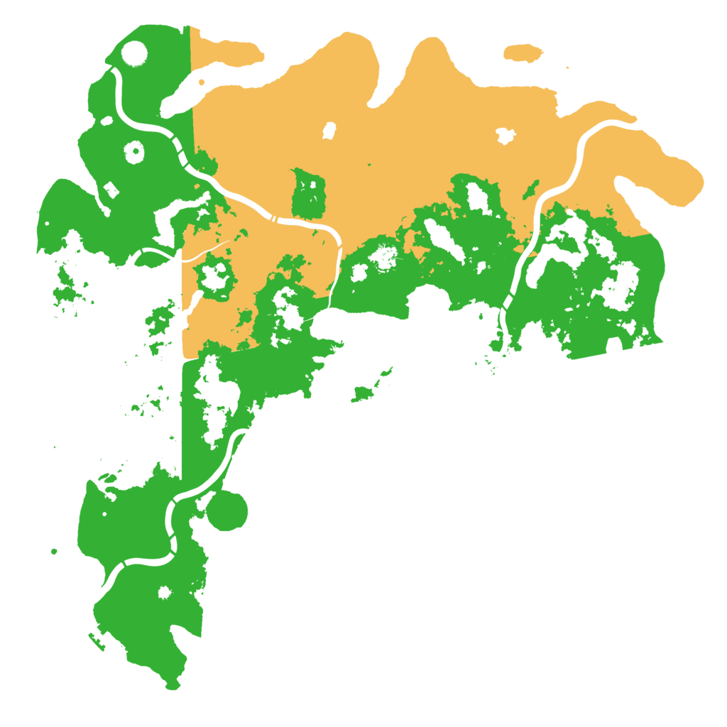 Biome Rust Map: Procedural Map, Size: 5000, Seed: 1284883448