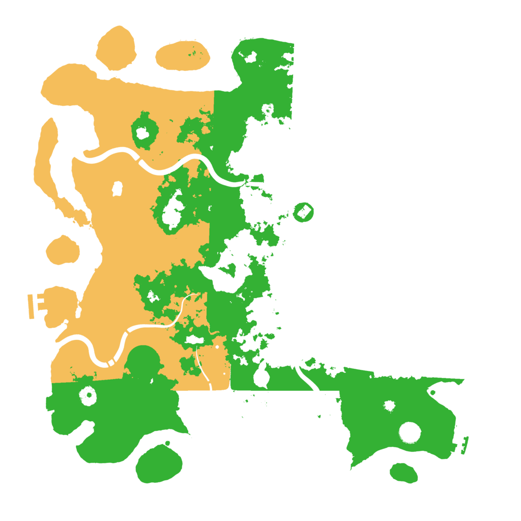 Biome Rust Map: Procedural Map, Size: 4300, Seed: 282862726