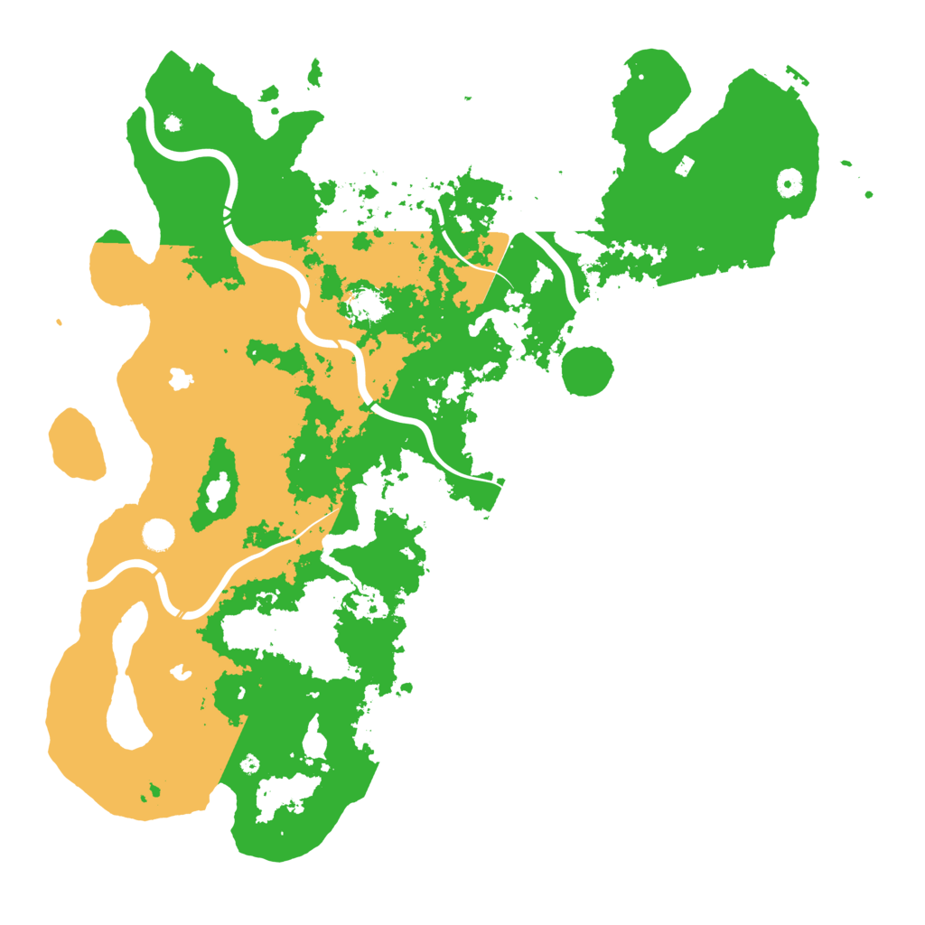 Biome Rust Map: Procedural Map, Size: 5000, Seed: 494993196