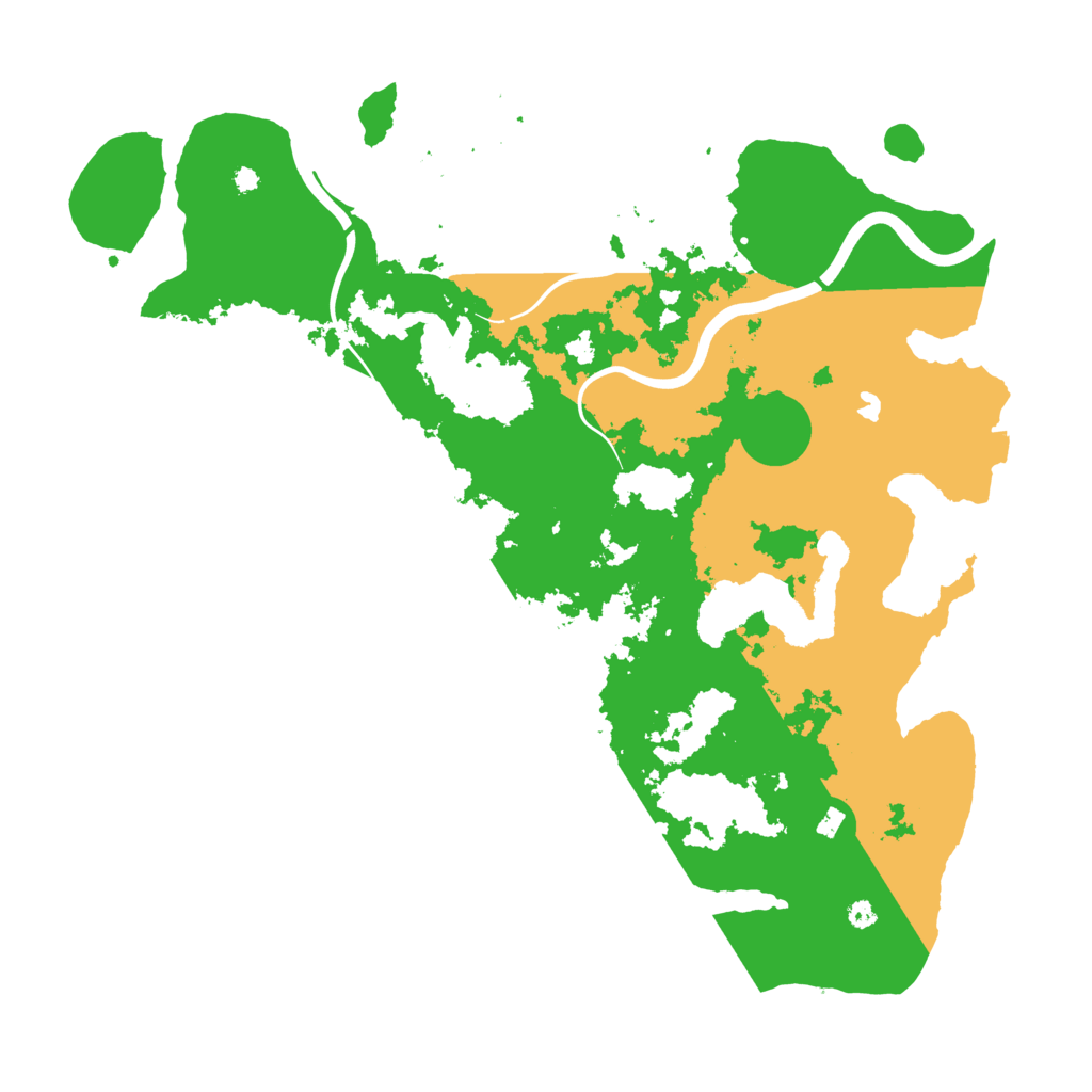 Biome Rust Map: Procedural Map, Size: 4000, Seed: 966155860