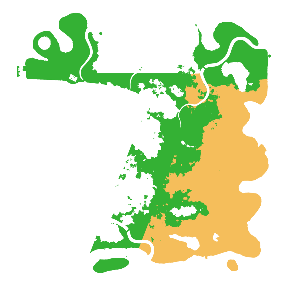 Biome Rust Map: Procedural Map, Size: 4000, Seed: 1354117336