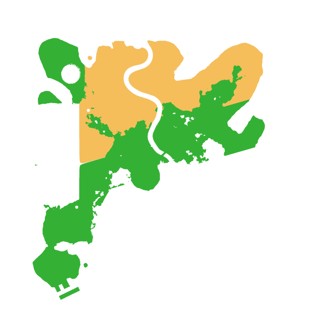 Biome Rust Map: Procedural Map, Size: 3000, Seed: 1212142120