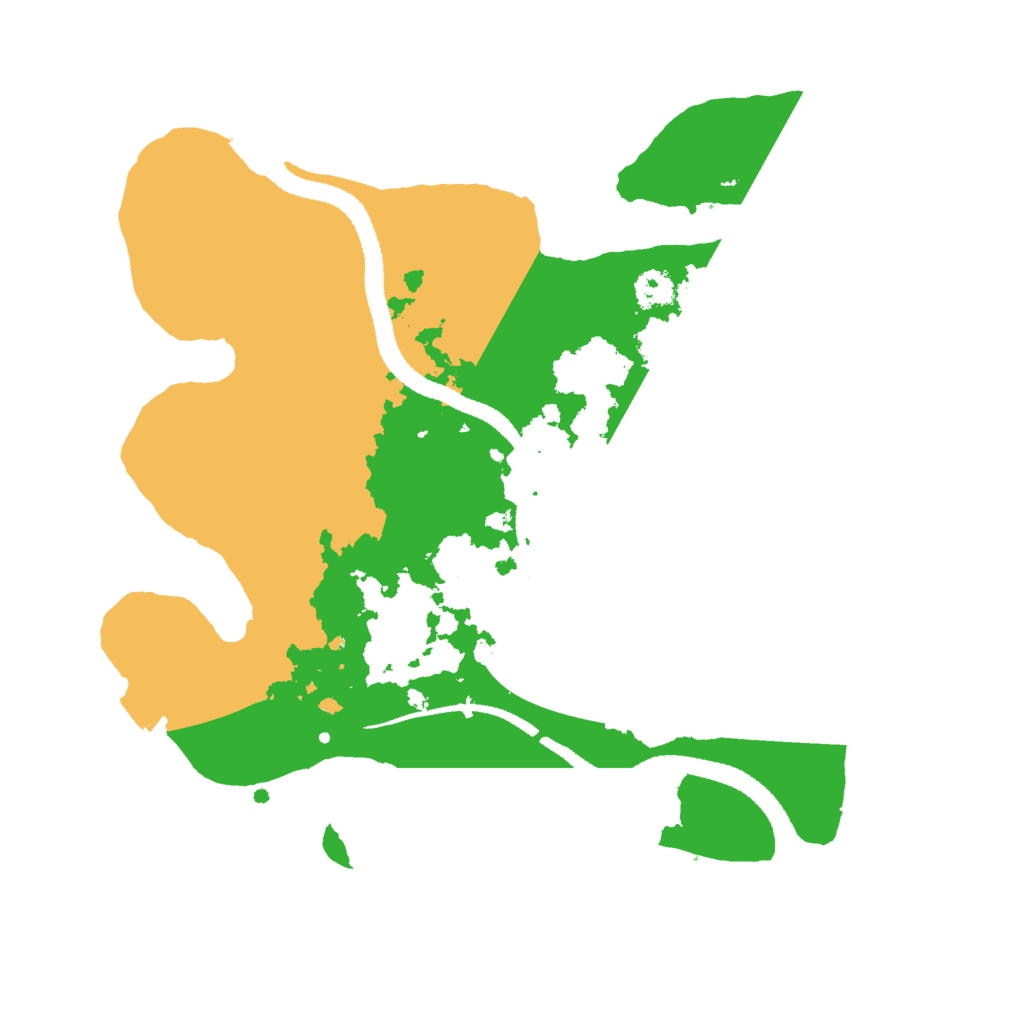 Biome Rust Map: Procedural Map, Size: 2700, Seed: 1778500885