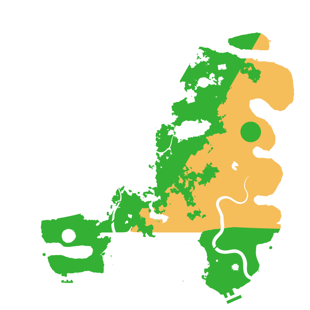 Biome Rust Map: Procedural Map, Size: 4000, Seed: 238639466