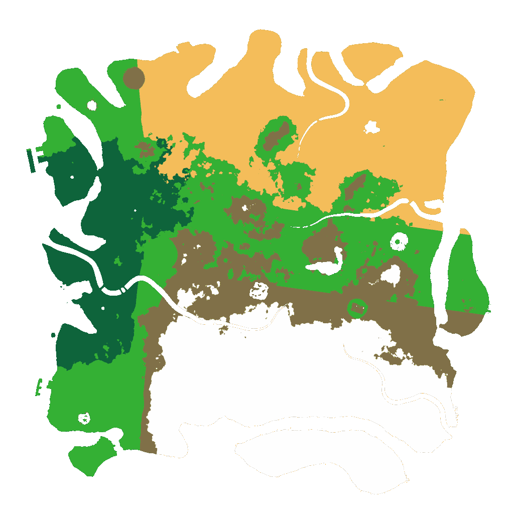 Biome Rust Map: Procedural Map, Size: 4250, Seed: 674456465